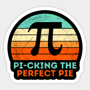 Picking the Perfect Pie Pi Day Sticker